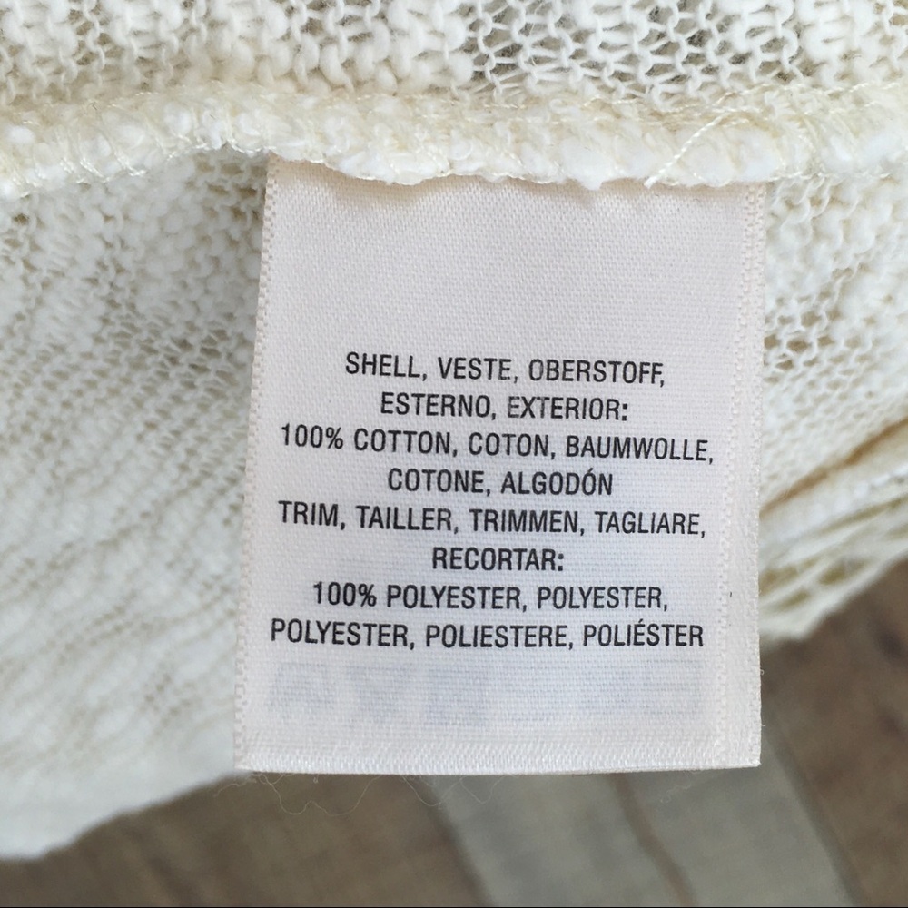 Anthropologie Saturday Sunday Woven Crochet Top - Picture 6 of 7
